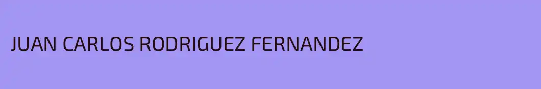 JUAN CARLOS RODRIGUEZ FERNANDEZ